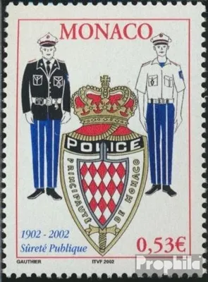 Produktbild von Briefmarken Monaco 2002 Mi 2597 (kompl.Ausg.) postfrisch 100 Jahre Polizeibehörde