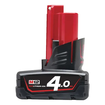 Image de Batterie MILWAUKEE 12V 4Ah Red Li-Ion M12B4 - 4932430065