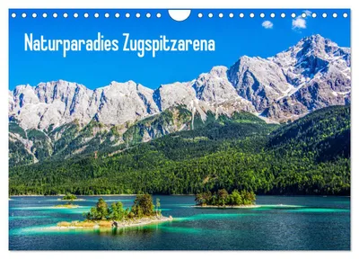 Produktbild von Naturparadies Zugspitzarena (Wandkalender 2027 DIN A4 quer), CALVENDO Monatskalender