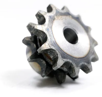 Image de Pignon 08B, 12 dents, avec moyeu, trempé, P : 12,7, 1/2″, à deux rangées