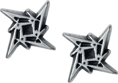 Produktbild von Metallica Ohrstecker Uni Ninja Star Logo schwarz Standard