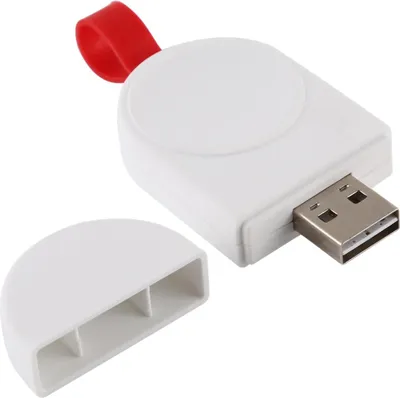 Produktbild von Tragbare Ladestation Wireless für Apple Watch 5 & 4 & 3 & 2 & 1 Weiß Magnetisch