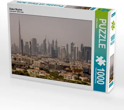 Produktbild von CALVENDO Puzzle Dubai Skyline | 1000 Teile Lege-Größe 64x48cm Foto-Puzzle für glückliche Stunden
