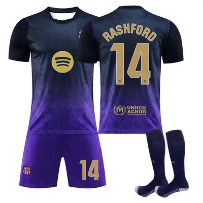 Produktbild von #14 RASHFORD Barça away game,26-27(La Liga)football jersey for Kids and Adults SIZE:22
