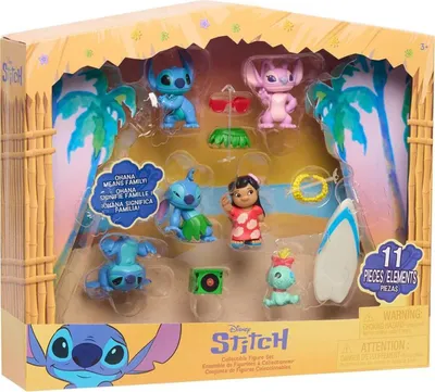 Zdjęcie produktu dla Stitch: zestaw h figurek - 11 szt.