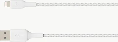 Obrázek produktu pro Belkin CAA002BT0MWH, 0,15 m, Lightning, USB A, Samec, Samec, Bílá