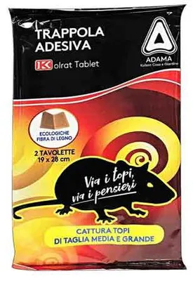 Obrázek produktu pro Lepicí pastičky na myši 19 x 28 cm – balení po 2 kusech