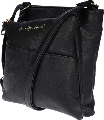 Produktbild von Damen Schultertasche Umhängetasche Freizeittasche Handtasche aus butterweichem PolyurethanTasche Schwarz