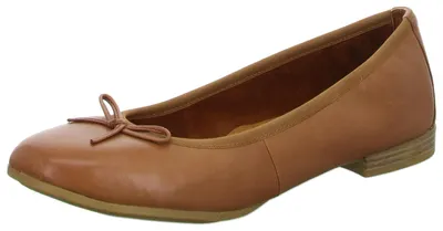 Produktbild von Tamaris Damen Leder Ballerina braun