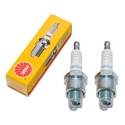 Obrázok produktu pre Sada zapaľovacích sviečok NGK 2x BR8HS zapaľovacia sviečka s interferenčným tlmením, 12,7 mm krátky závit Ø 14,0 mm šesťhran 20,8 mm, medzera medzi elektródami 0,75 mm, tepelná hodnota 8, 4322 / 4915 / 4967 / 6715