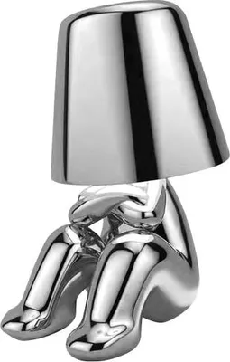 Produktbild von Luxus - Bins Brother Tischlampe - Silber - Mr Which