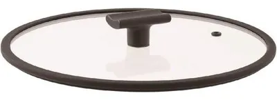 Produktbild von Famanu Glasdeckel mit Silikonrand - Durchmesser 24 cm