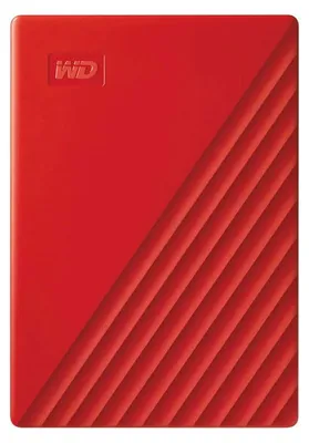 Produktbild von Western Digital My Passport, 4 TB, 3.2 Gen 1 (3.1 Gen 1), Rot