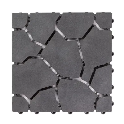 Productafbeelding van Terrastegels, tuinbeton, terrassteen, kliktegels, klikbeton | Grijs | 28 x 28 x 1,5 cm