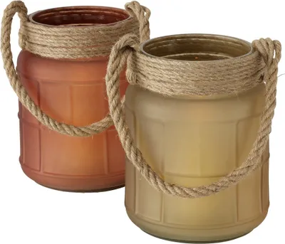 Produktbild von Windlicht Viseo Glas Juteseil Hängen H 26 cm Stückpreis