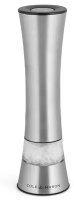 Zdjęcie produktu dla Cole & Mason Burford, elektryczny młynek do przypraw, stal nierdzewna, 18 cm