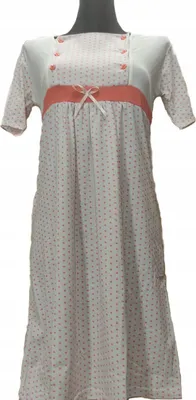 Zdjęcie produktu dla BAWEŁNIANA koszula nocna dla MAM KARMIĄCYCH r. XL