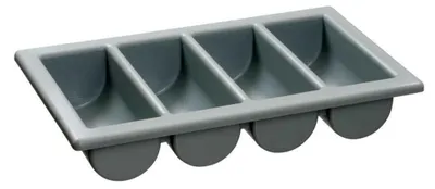 Zdjęcie produktu dla Bartscher A500410 Bartscher GN 1/1 Pojemnik na sztućce, szary, 1 szt.