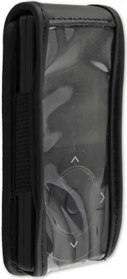 Produktbild von caseroxx Ledertasche mit Gürtelclip kompatibel mit Dexcom G4 / G5 aus Echtleder, Tasche mit Gürtelclip und Sichtfenster