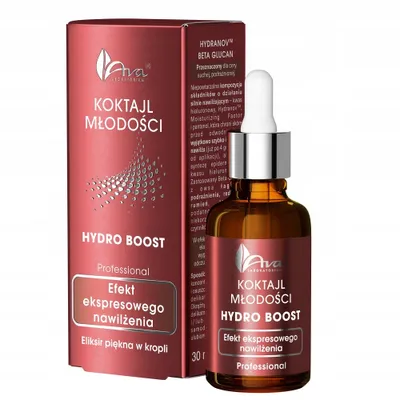 Obrázok produktu pre AVA Koktajl Młodości Hydro Boost Nawilżające serum do twarzy, 30 ml