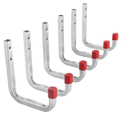 Image de Omgoods - Lot de 6 crochets muraux pour garage et atelier