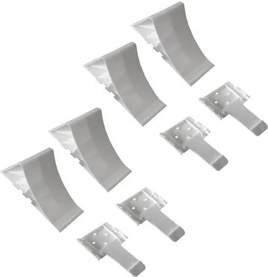 Produktbild von 4 Stück - Unterlegkeil für Autoanhänger - Zubehör - mit Halter