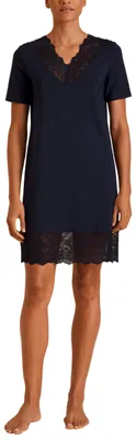 Produktbild von CALIDA Elegant Dreams Nachthemd Damen Dark Lapis Blue 36-38