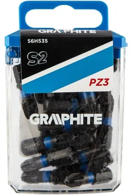 Zdjęcie produktu dla GRAPHITE Bity udarowe PZ3 x 25 mm, 20 szt.