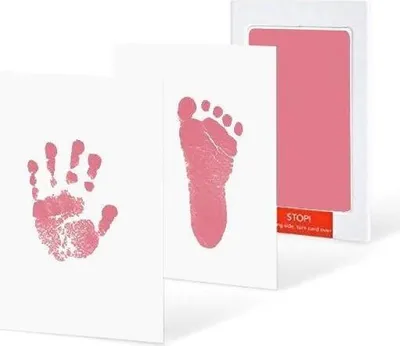 Produktbild von Nicht abfärbender Handabdruck/Fußabdruck, Pink