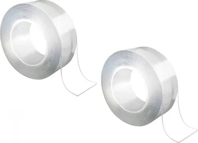 Obrázek produktu pro Malatec Oboustranná NANO lepicí páska transparentní 30 mm x 3 m, 2 ks