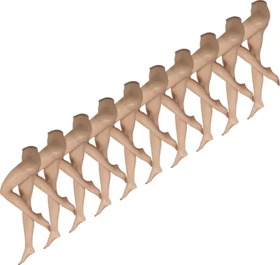 Produktbild von NUR DIE nylon transparent Fein-strumpfhose Supersitz Große Größen 20 DEN saskia 46-48