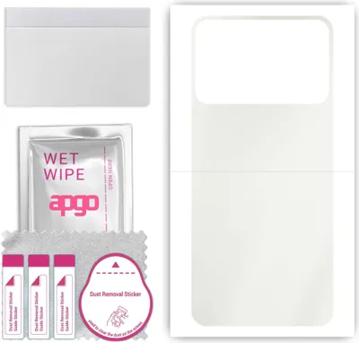Produktbild von apgo Rückseite Schutzfolie, Matt, kompatibel mit Realme V30T, Hinten Hydrogel-Displayschutzfolie mit Positionierhilfe, kratzfest, einfache Montage