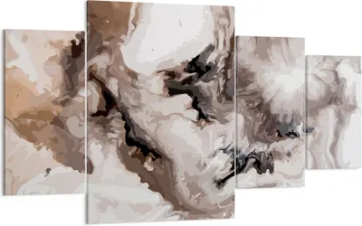 Produktbild von Bild auf Leinwand - Leinwandbild - Abstraktion modern - 160x90cm - Wand Bild - Wanddeko - Leinwanddruck - Bilder - Kunstdruck - Wanddekoration - Leinwand bilder - Wandkunst - DL160x90-4072