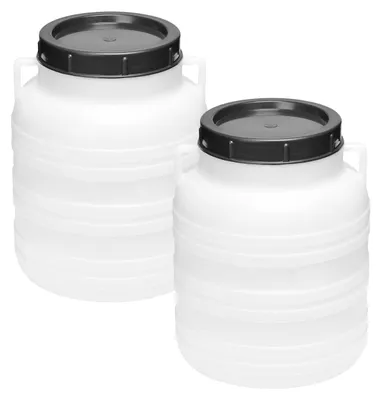 Produktbild von Set 10 Liter Futtertonne BPA-frei Universalfass mit Deckel Regentonne