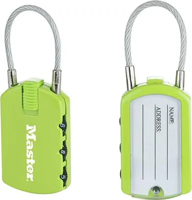 Image de Lot de 2 cadenas à combinaison porte adresse 30 mm