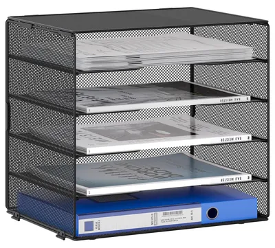 Produktbild von Schreibtischschublade Nachhaltig - Dokumentenhalter A4 - Papierorganisator - Zeitschriftenablage - Platzsparendes Design