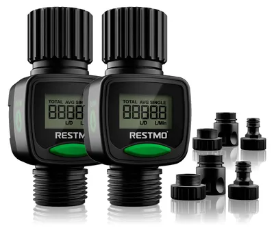 Immagine prodotto di Solidchoice - Set di 2 misuratori di flusso per irrigazione del giardino