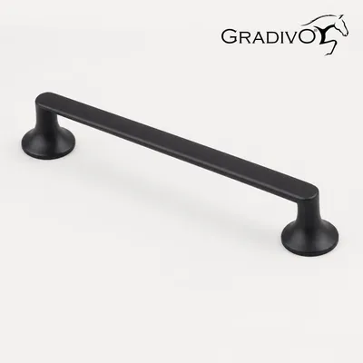 Produktbild von Möbelgriff Küchengriffe Schrankgriff Bügelgriff Schubladengriffe 102  Schwarz  128 mm
