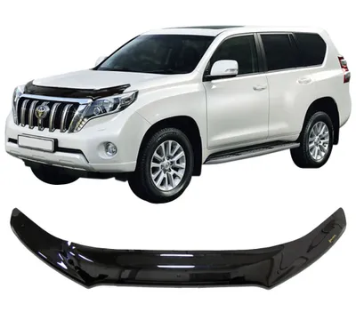 Image de Bra Capot Déflecteur Protection Pour Toyota Land Cruiser J150 2014-2016, Aérodynamique, Assemblage Facile, Aucun perçage requis