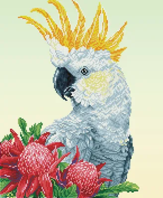 Produktbild von DIAMOND DOTZ® Original Diamond Painting Set White Cockatoo & Warathas