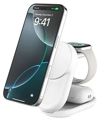 Immagine prodotto di Belkin Qi2 Fitness tracker, Cuffie, Smartphone, Orologio intelligente Bianco USB Carica wireless Ricarica rapida Interno