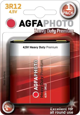 Obrázok produktu pre Batéria AGFA 3R12 4,5V blister
