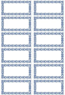 Zdjęcie produktu dla HERMA 3742 Haushalts-Etiketten Blaue Bordre(S)