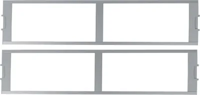 Produktbild von easyPART passend für 00470979 BOSCH 2 x Fettfilterrahmen Rahmen Filterhalterung Halterung für Metallfilter Dunstabzugshaube Siemens 470979