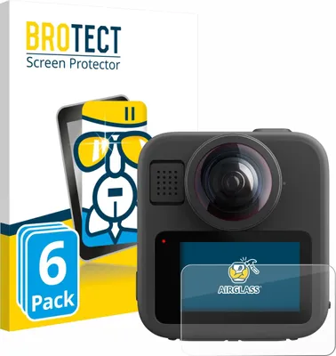 Produktbild von 6x BROTECT Schutzglas für GoPro Max 2 Schutzfolie Panzer Folie Glas Display Schutz klar