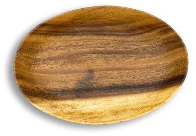 Produktbild von Holzschale Akazie oval 19cm Snackschale Obstkorb Tischdeko Deko Schale