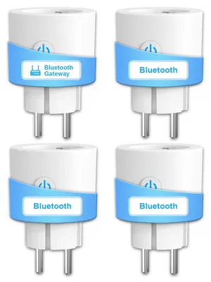 Smart Plug Set, 1 Gateway + 3 Steckdosen, App & Sprachsteuerung