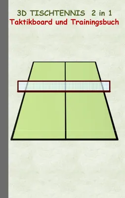 Obrázek produktu pro 3D Tischtennis 2 in 1 Taktikboard und Trainingsbuch