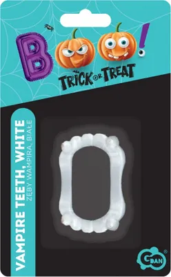 Produktbild von Weiße Vampirzähne für Halloween – Ergänzung für Kostüme, Verkleidungen und Partys