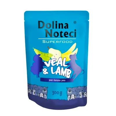 Obrázek produktu pro DOLINA NOTECI SUPERFOODS telecí a jehněčí kapsička pro psy 300 g